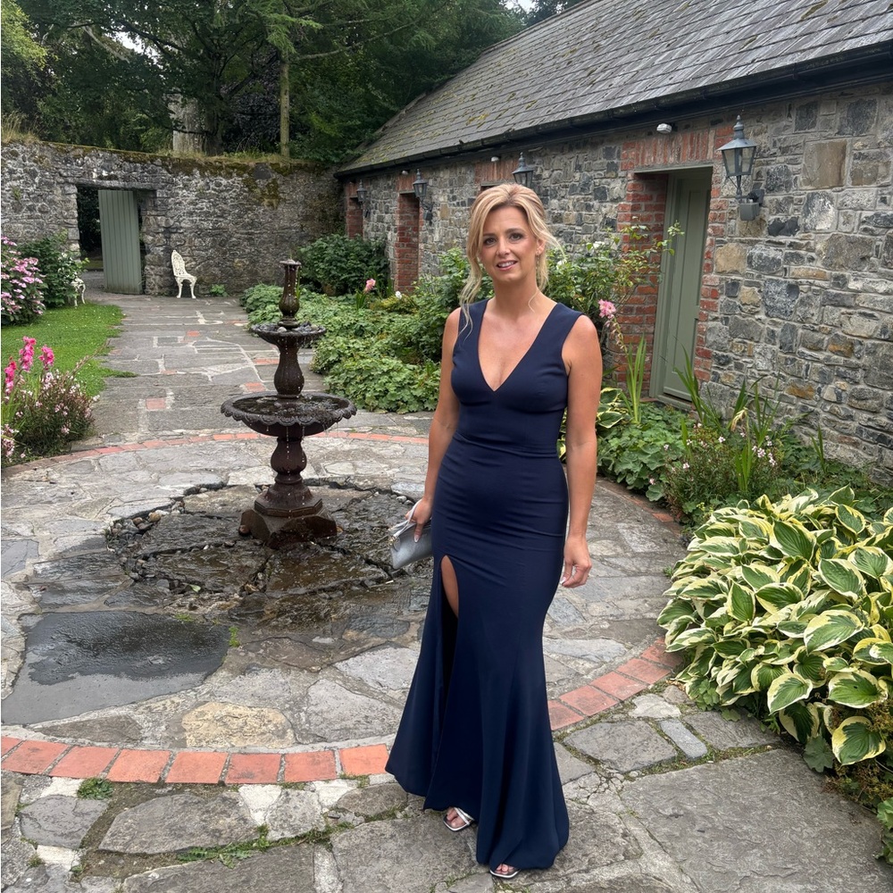 Dress the Population Navy Blue Gown